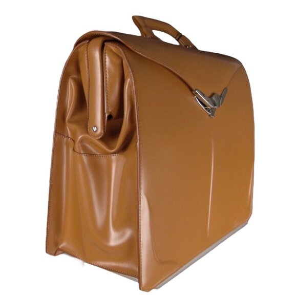 Samsonite Black Label Bayamo Doctor's Bag Briefcase Butterscotch - Picture 5 of 10